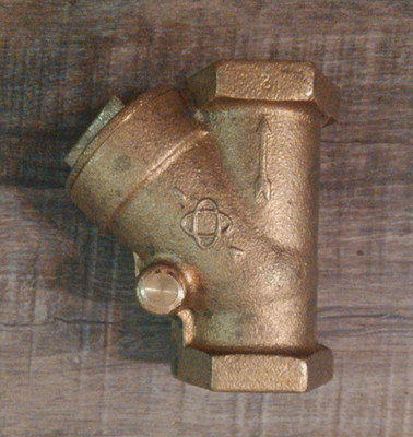 1'' Female Threaded 200 CWP Y Swing Check Valve Brass