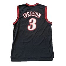Reebok Allen Iverson Black NBA Fan Apparel & Souvenirs for