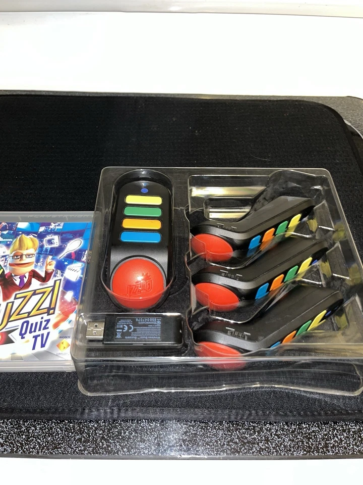 Buzz! Quiz TV PlayStation 3 PS3 Bundle with 4 Wireless Buzzers + USB BCUS-98145 - Image 2 of 3