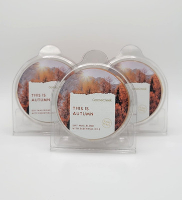 3 Pack Goose Creek Candle This Is Autumn Wax Melts 2.1 oz - 18 Melts New