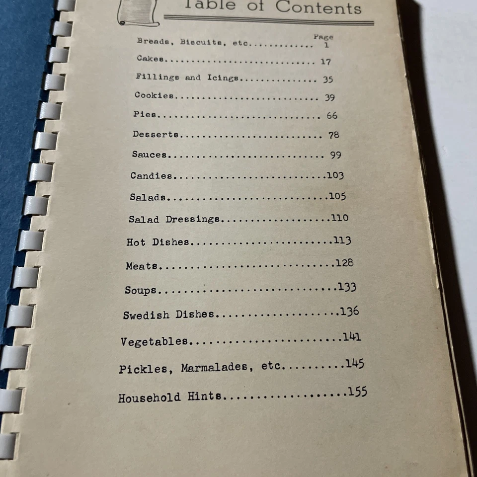 Vtg Emmanuel Lutheran Church Minneapolis Mn Cookbook Women’s Society Recipes - Image 2 of 4