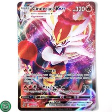 Pokemon TCG Cinderace VMAX 36 / 192 Ultra Rare Rebel Clash NM Near Mint