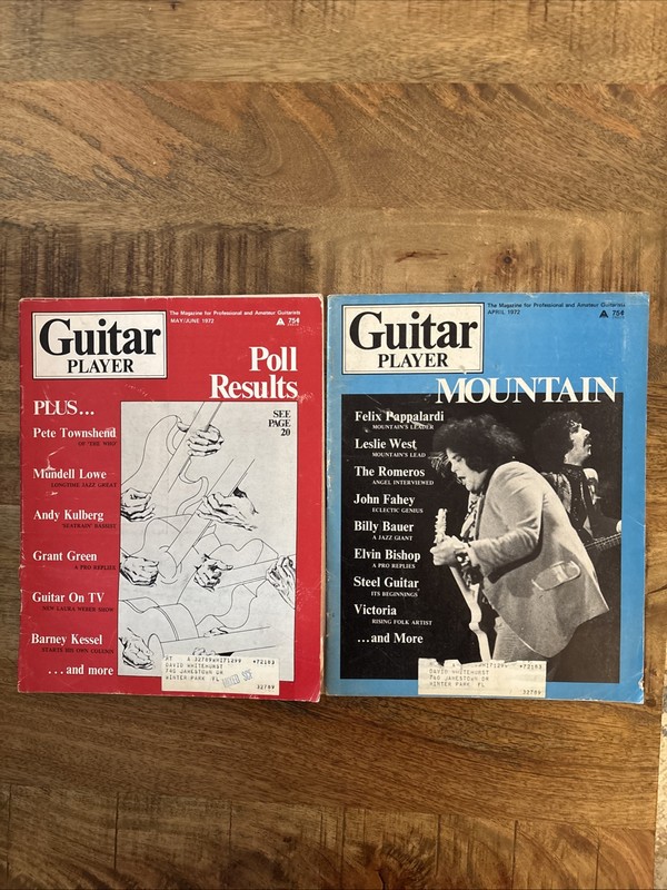 guitar player magazine lot vintage