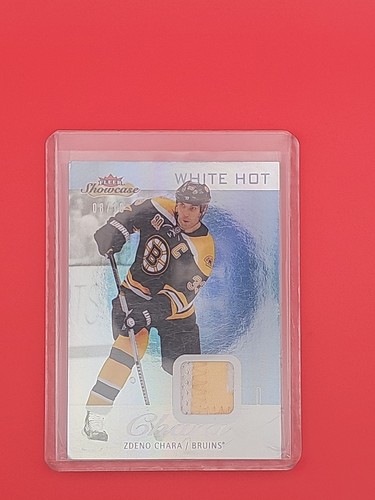 Zdeno Chara [White Hot Patch] #8 2013 Fleer Showcase card