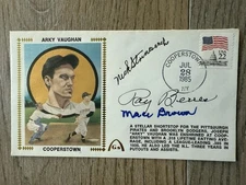 Arky Vaughan Gateway cachet envelope signed by 3 Pirates teammates