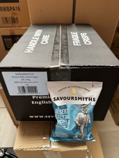 Savoursmiths Crisps Box 24x 40g Desert Salt And Vinegar