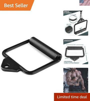 Universal Fit Cable Accessory - Heavy-Duty Double D Handle & Tricep Rope, 880 LB