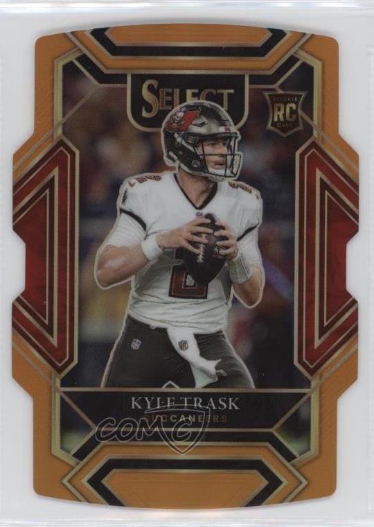 2021 Panini Select Club Level Orange Prizm Die-Cut 77/249 Kyle Trask #263 o8g