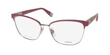 FURLA VFU389 CAT EYE EYEGLASS FRAME/GLASSES PREMIUM ACETATE PLASTIC EXCLUSIVE