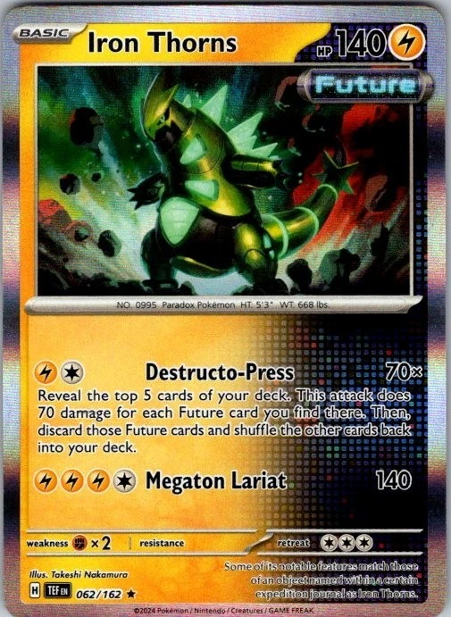 Iron Thorns 062/162 SV05: Temporal Forces Holo - Image 3 of 4