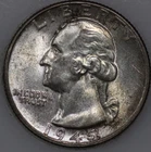 1945-P Washington Quarter 90% Silver As Shown [SN02]