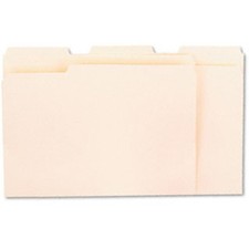Universal Manila Top Tab File Folder, Letter Size, 1/2 Cut, Letter,