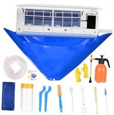 14Pcs Mini Split Cleaning Kit, Professional Mini Split Cleaning Bag with Large