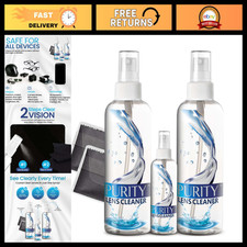 Eyeglass Lens Cleaner Kit - 2 x 8oz  1 x 2oz - Streak-Free, Anti-Fog Solution