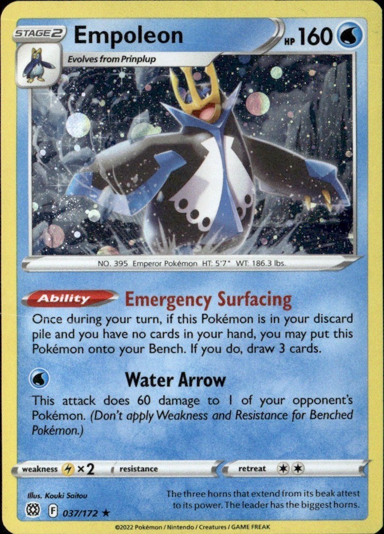 Empoleon - (Cosmos Holo) Holo Rare MCAP Miscellaneous Cards & Products 037/172