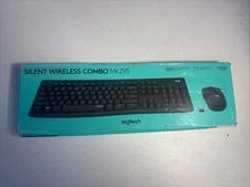 Logitech MK295 Wireless Mouse & Keyboard Combo SilentTouch Graphite w/ Dongle