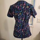 CHEROKEE INFINITY purple animal print scrub- size XS — photo 3