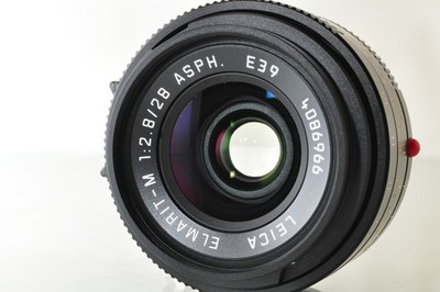 MINT]Leica Elmarit M 28mm F/2.8 ASPH E39 6bit 11606 Lens in Black
