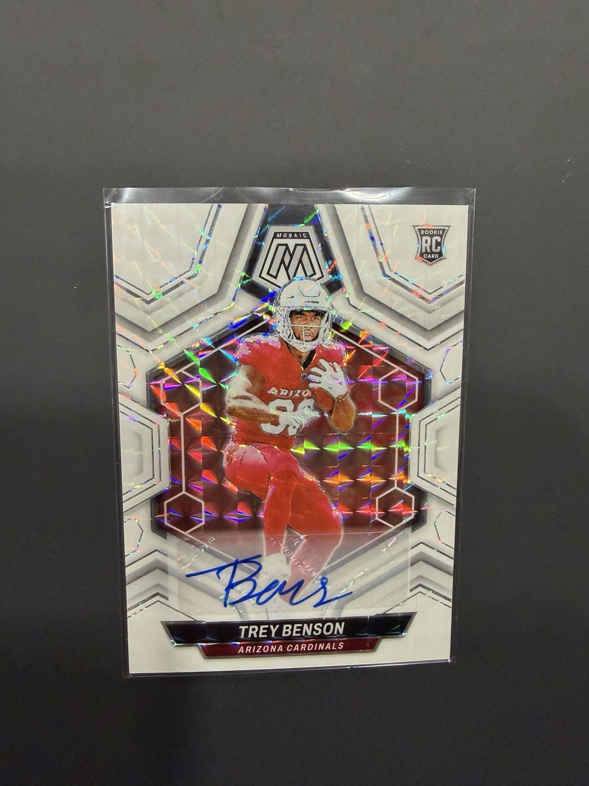 2024 Panini Mosaic Rookie Autographs Mosaic Trey Benson