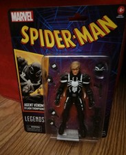 MOC Marvel Legends Retro Spiderman Agent Venom Flash Thompson Action Figure