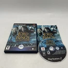 The Lord of the Rings Two Towers PS2 Black Label Complete CIB Tested