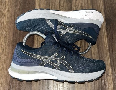 Asics Womens Gel Kayano 28 1012B047 Blue Running Shoes Sneakers Size 7