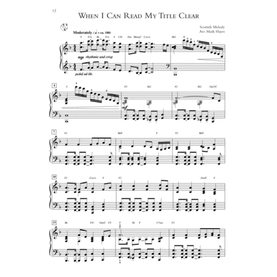 Gospel Classics: 12 Artistic Arrangements for Worship Services, Concerts and - Image 4 of 4