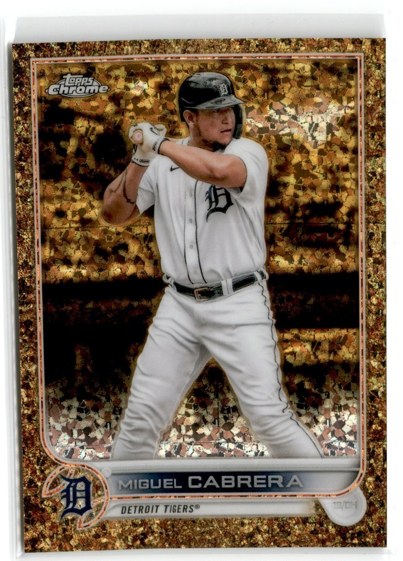 2022 TOPPS GILDED COLLECTION MINI DIAMOND MIGUEL CABRERA /50 DETROIT TIGERS #123