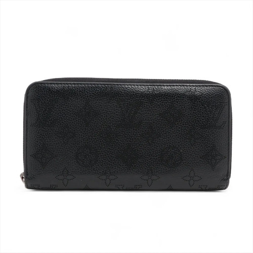 Louis Vuitton Mahina Zippy Wallet M61867 Noir Zip Round Wallet