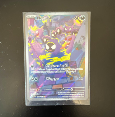Pokémon TCG Nebulak 177/162 Wild Force Holo Full Art Rare Deutsch 2024