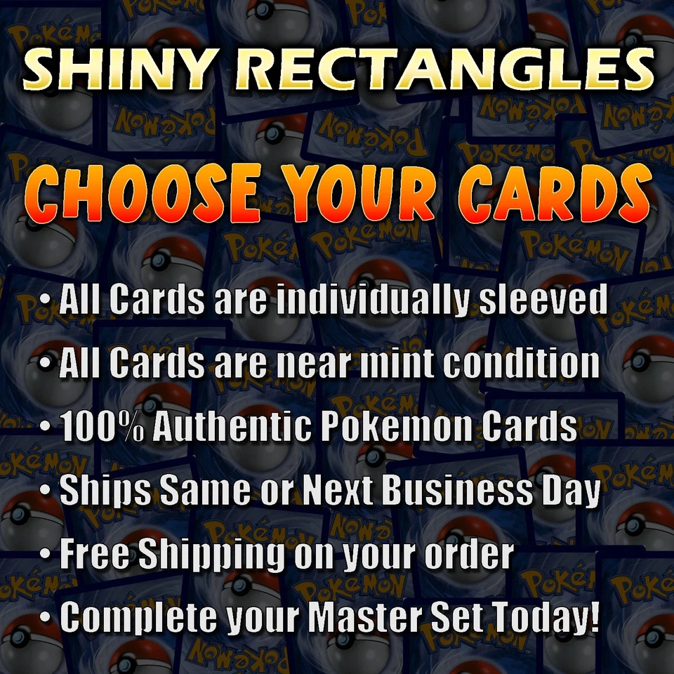 Destined Rivals Pokemon Cards Reverse Holo EX Master Set Singles You Pick - Image 2 of 2