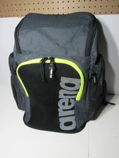 Arena Team Backpack 45 L Swimming Athlete Sports Backpack Training Gear Bag Gray