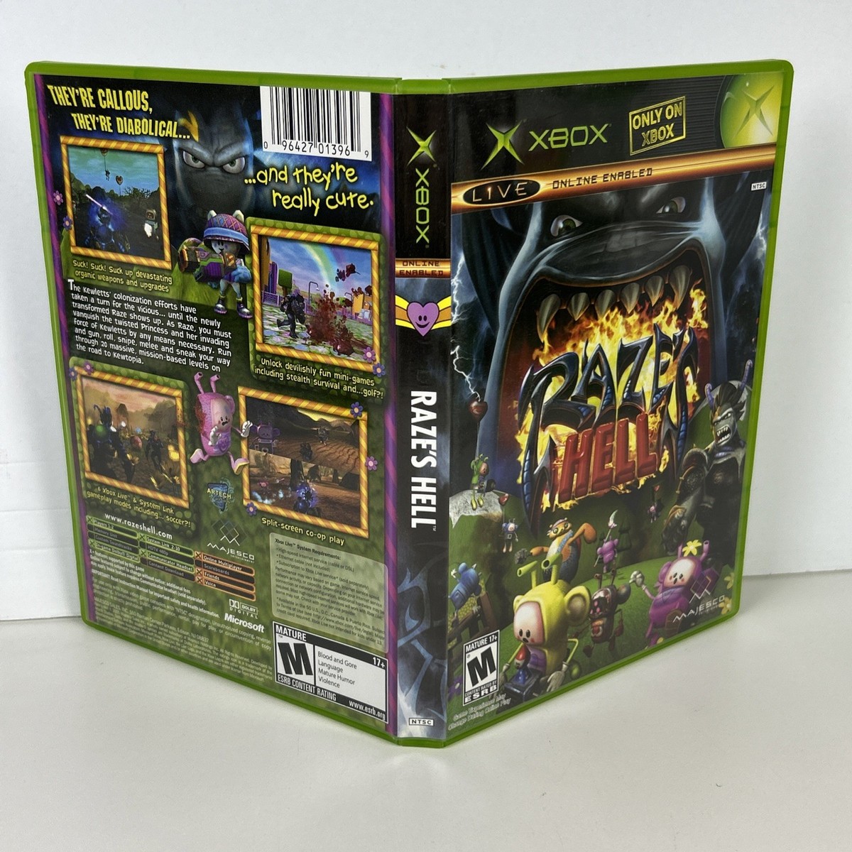 Xbox - xbox★RAZE&#39;S HELL 海外版★箱付・説明書付・ソフト付★動作確認済 Raze's Hell (Microsoft Xbox, 2005) for sale online | eBay