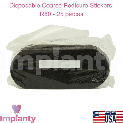 Ruck  Sanding Pedicure Stickers R80 25-Pack Coarse Disposable Foot Care