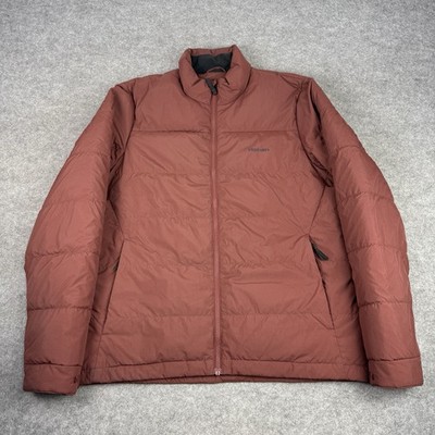 Rohan Jacke Herren Medium rot Delta Daunen Puffer durchgehender Reißverschluss isoliert Mantel Outdoor