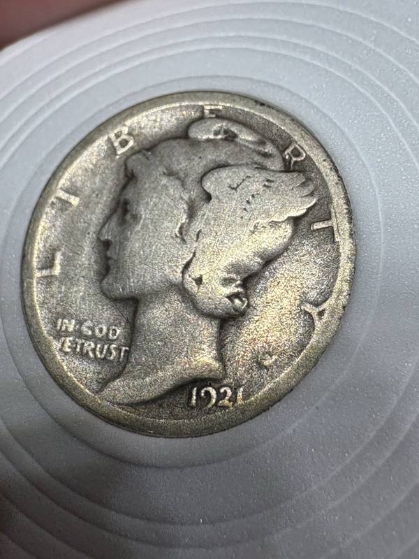 1921 Mercury Dime 10C Philadelphia GSID#4479 