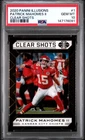 2020 PANINI ILLUSIONS CLEAR SHOTS #1 PATRICK MAHOMES II PSA 10