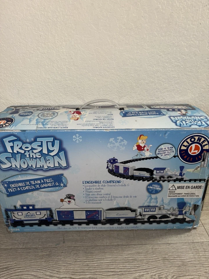 Lionel Frosty the Snowman G Gauge Christmas Tree Train Set 7-11498 Complete - Image 3 of 4