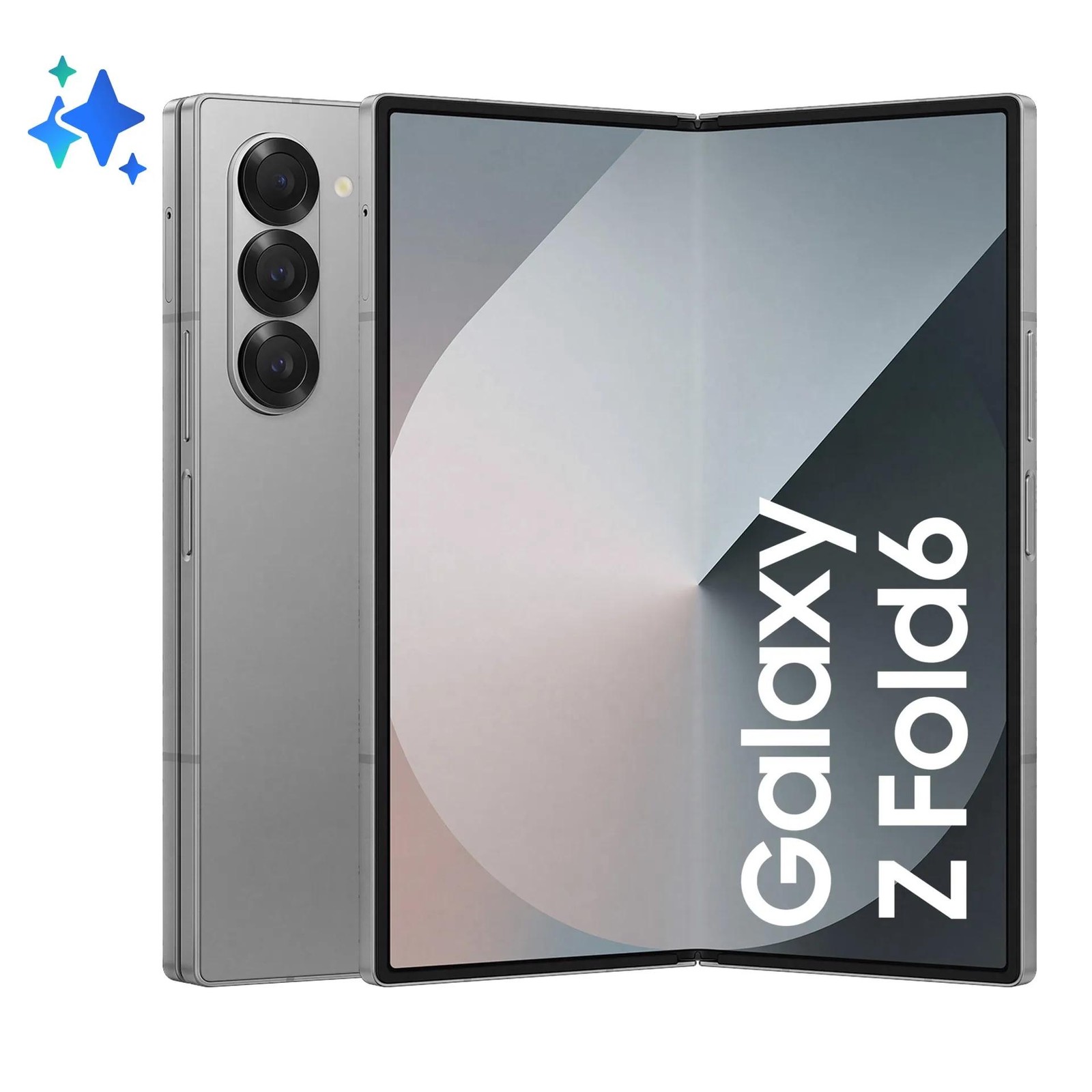 SMARTPHONE SAMSUNG GALAXY Z FOLD6 5G SM F956B 1 TB DUAL SIM SILVER NO Z FOLD7