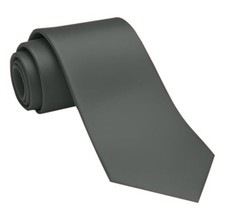 Solid Color Ties for Men, Formal Mens Ties, Neck Tie, Classic Tie for Grey