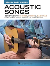 Acoustic Songs Really Easy Guitar Series | Guitar Sheet Music Book for Begin...