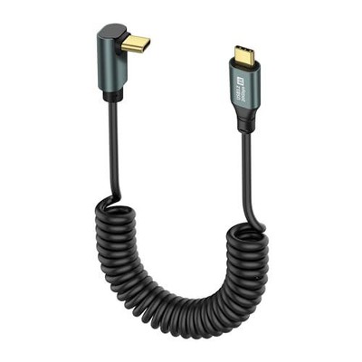 USB C auf USB C Spiralkabel USB 3.2 Typ C 20Gbps PD 100W 8K@60Hz Daten schnell für