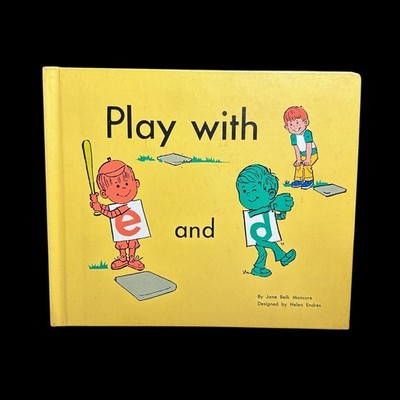 Play With E and D Childrens Early Learning Book 1973 Jane Belk Moncure