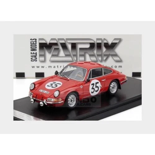 1:43 MATRIX Porsche 911S Coupe #35 Le Mans 1966 Kerguen Dewes MXR41607-011 - Immagine 2 di 2