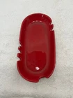Vintage Royal Haeger Red Oval Ashtray