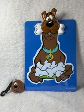 Scooby-doo 3D Acrylic Clipboard Plush Keychain Hanna Barvera VINTAGE RARE NEW