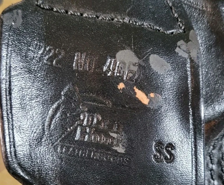 Funda Don Hume H222 Smith&Wesson SWVE diestro cuero negro Foto 3 de 4