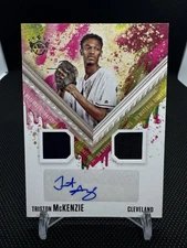 2021 Panini Diamond Kings - DK Material Signatures #DKMS-TM Triston McKenzie 