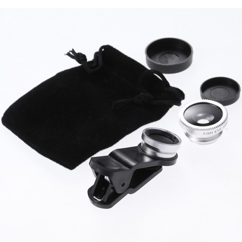 3 in Fisheye Wide Angle Macro Lens Set Phone Accessories for Clip Mobile - 第 5/12 張圖片