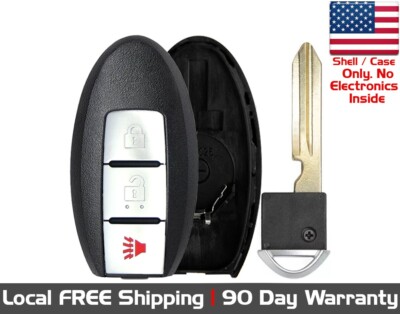 1x New Replacement Keyless Entry Remote Control Key Fob For Nissan Shell / Case